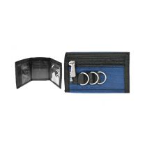 WL3R-BL: Cloth Wallet 3-Ring Blue (1 Piece)