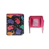 WLELE: Printed PU Wallet Elephant (1 Piece)