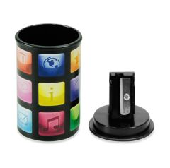 KUM Tin Barrel 2-holes Sharpener  (12 Pieces/Per Box)