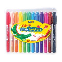 AMOS Silky Twisters - 12 Colours (1 Box)