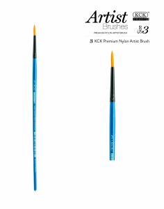 BR 568R-03: KCK Premium Artist Brushes-Round #03 (1 Piece)