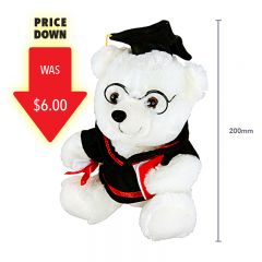 GB20BK : GRADUATION BEAR - BLACK (1 PIECE)