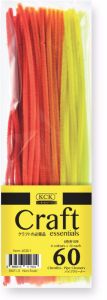 HC 6030-1: KCK Craft Pipe Cleaners Red Hue (60 Pieces/Per Pack)