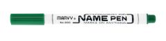 MA 888-GN: Marvy Nam Pen Permanent Ink Xylene/Toluene Free - Green (1 Piece)