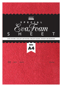 HC EVA104-P: Eva Foam Sheets "Plush" (10 Sheets/Per Pack)