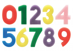 HC TL747: Hobby Craft Foam Stamp Number (10 Piece/Per Pack)