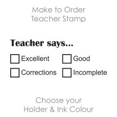 SPE022: Teacher Stamp English