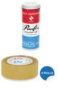 TP PF075-25: Panfix Cellulose Tape 3/4'' (8 Pieces/Per Tin)