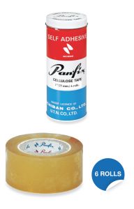TP PF100-25: Panfix Cellulose Tape 1'' (6 Pieces/Per Tin)