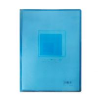 KCK A4 CLEAR FOLDER BLUE - 20 POCKET 10’S