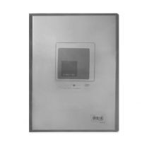 KCK A4 CLEAR FOLDER GREY - 20 POCKET 10’S