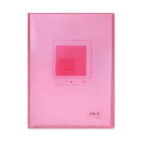 KCK A4 CLEAR FOLDER RED - 20 POCKET 10’S