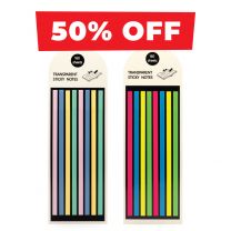 P.E.T STICKY MEMO HIGHLIGHTER STRIPS 12'S