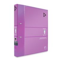 KCK Play 2D-Ring File with Front View Pocket - Lilac (1 Piece)