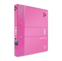 KCK Play 2D-Ring File with Front View Pocket - Pink (1 Piece)