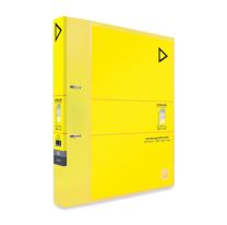 KCK Play 2D-Ring File with Front View Pocket - Yellow (1 Piece)