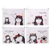 A4 ZIPPER BAG- CATS 12’S