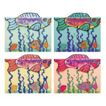 A4 BUTTON BAG- FISH 12’S