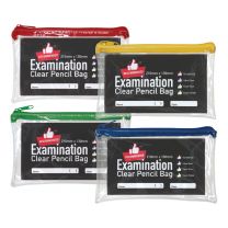 A5 EXAMINATION CLEAR ZIPBAG 12’S