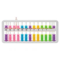 PLASTIC ABACUS WITH RESET LEVER