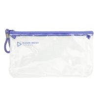 Play: Clear + Mesh Bag B6.5 - Lilac (1 Piece)