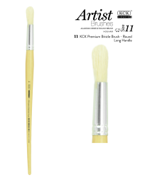 BR 679R-11: KCK Academic Bristle Brushes-Round #11 (1 Piece)