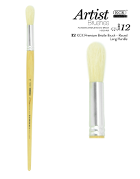 BR 679R-12: KCK Academic Bristle Brushes-Round #12 (1 Piece)