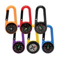 CARABINER WITH COMPASS 12'S