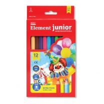 KCK JUMBO COLOUR PENCIL 12 COL