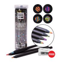 JUMBO MULTI COLOUR PENCIL- FREE SHARPENER