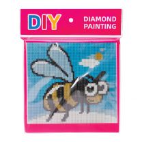 DIAMOND ART- BEE 18X18CM