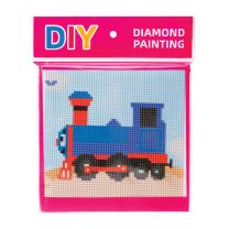 DIAMOND ART- TRAIN 18X18CM