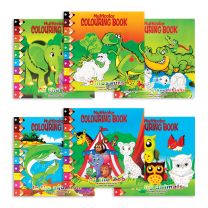 MULTI COLOUR COLOURING BOOK 6'S
