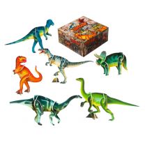 PLASTIC 3D PUZZLE - DINOSAURS