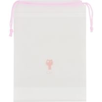 DSPINK-10: Matt Draw String Bag (10 Pieces/Per Pack)