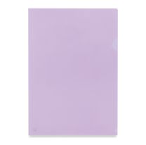 FI A310PK: KCK Play Transparent/Solid L - Shape Folder - Pink (12 Pieces/Per Pack)