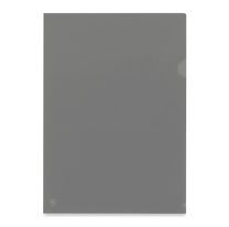 FI A310SM: KCK Play Transparent/Solid L-Shape Folder - Smoke (12 Pieces/Per Pack)