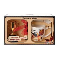 GRADUATION MUG WITH THROPHY