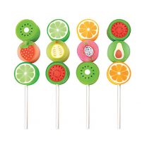LOLLIPOP ERASER- FRUITS