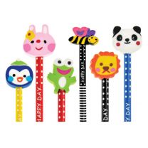 “FUN ERASER” PENCIL TOPPER 24’S
