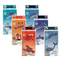 STICKER 3D PUZZLE- FISH 6'S