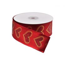 RB DF013-0150-C004: KCK Ribbon Roll - Heart (1 Roll)