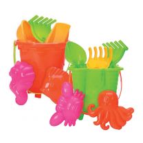 SAND PLAY SET - SEA LIFE BUCKET