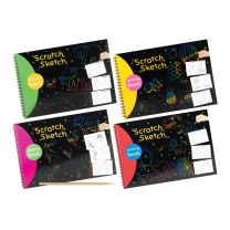 RAINBOW SCRATCH BOOK 12’S
