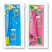 DUCK ZIPBAG STATIONERY SET 12’S