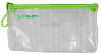 Play: Clear + Mesh Bag A5.8 - Lime (1 Piece)