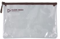 Play: Clear + Mesh Bag A5 - Brown (1 Piece)