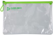 Play: Clear Mesh Bag A5 - Lime (1 Piece)