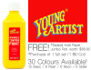 Promo: Young Artist Tempera Set Free Sadipal Kraft Paper