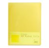 FI 2876-YL: KCK Play 8 Pocket Folio - Yellow (1 Piece)